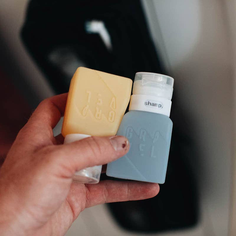 Thumbnail: Gravel TSA Bag and Bottle Set for carry-on travel