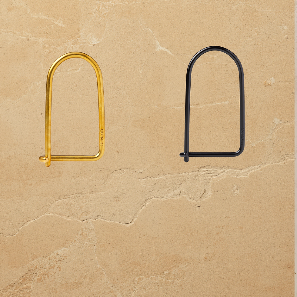 Thumbnail: Craighill Wilson Keyring in brass and Vapor Black finish