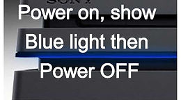 Power Fix PS4 Pro Blue light then power off