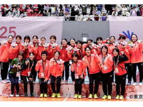 ✨おめでとう!日本デフバレーボール女子チーム金メダル✨🎉