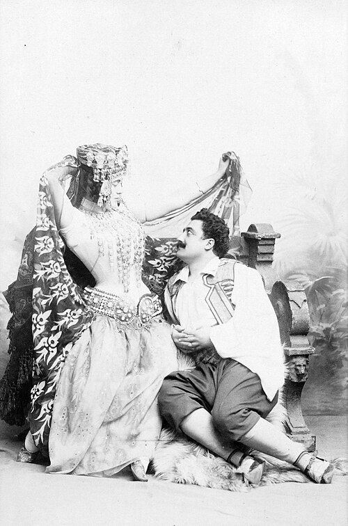 Scene from La Montagne Noire, 1895, at the Opéra de Paris