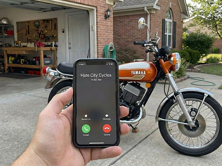 Remote pre-purchase inspection for vintage motorcycles via expert video consultation and assessment.