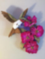 Hummingbird on Flower #1