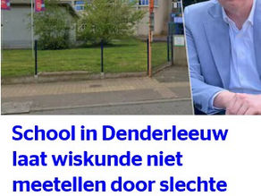 Het falende onderwijs, eigen schuld, dikke bult.
