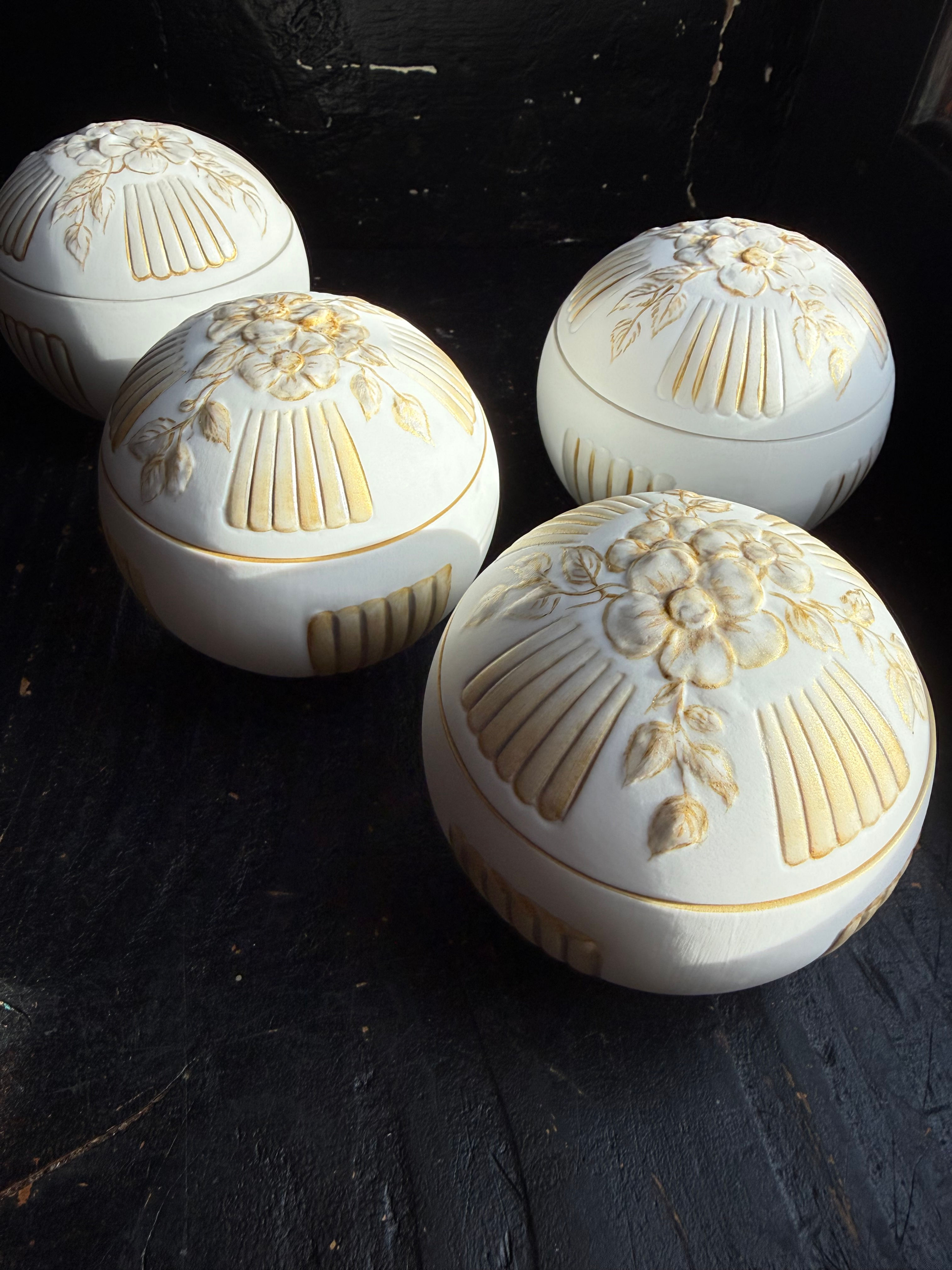 Boîte Art Déco Fleurs