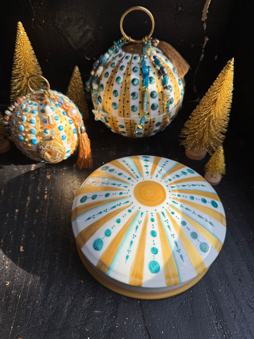 boîtes à secrets et bonbonnière