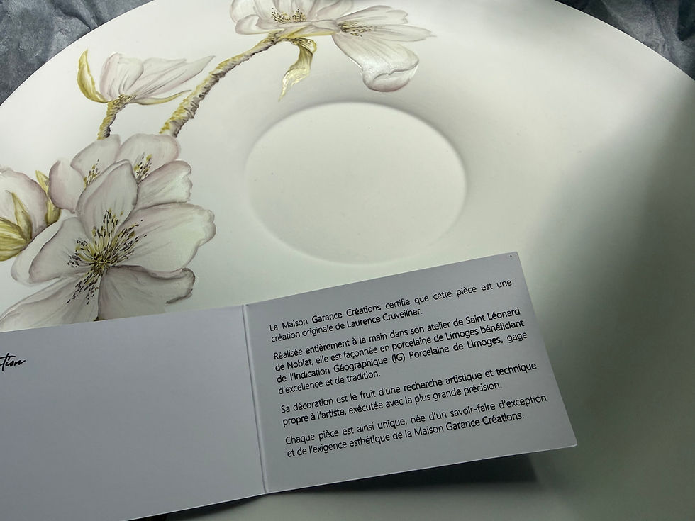 Fleur de Cerisier et certificat authenticité