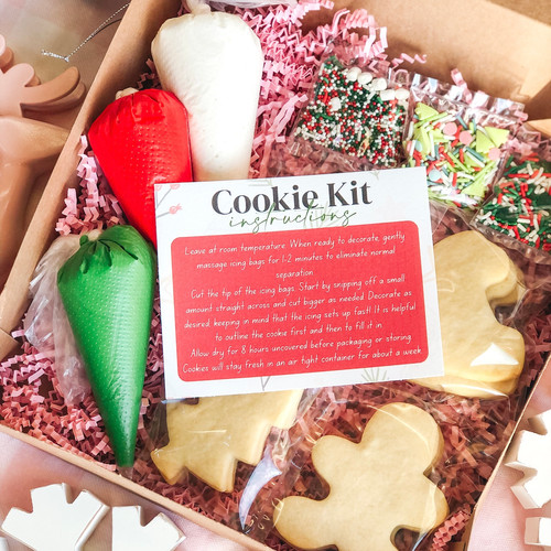 DIY Traditional Christmas Sugar Cookie Box twoblondesbakery