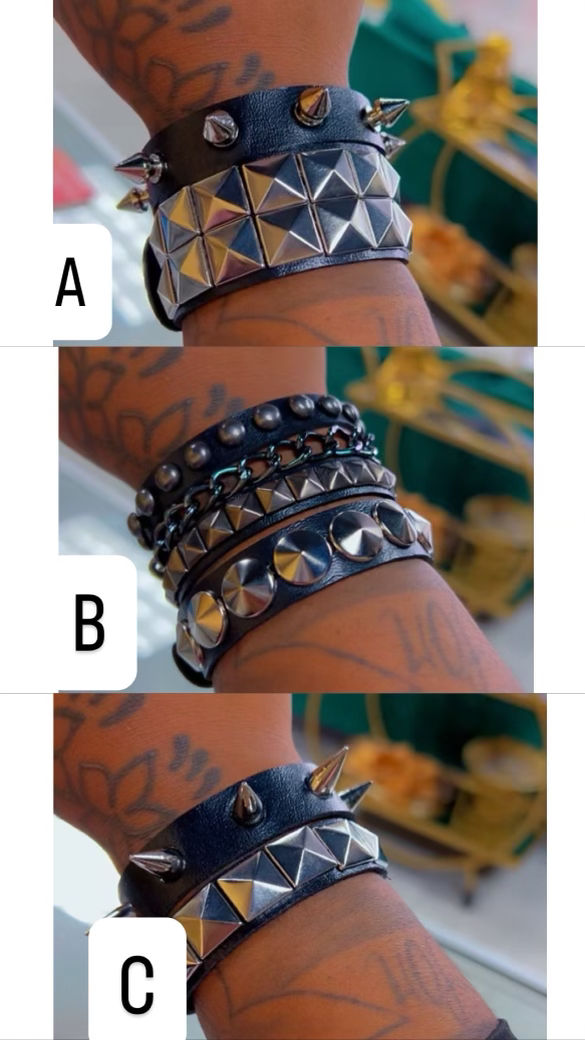 Thumbnail: Studded Bracelet Set