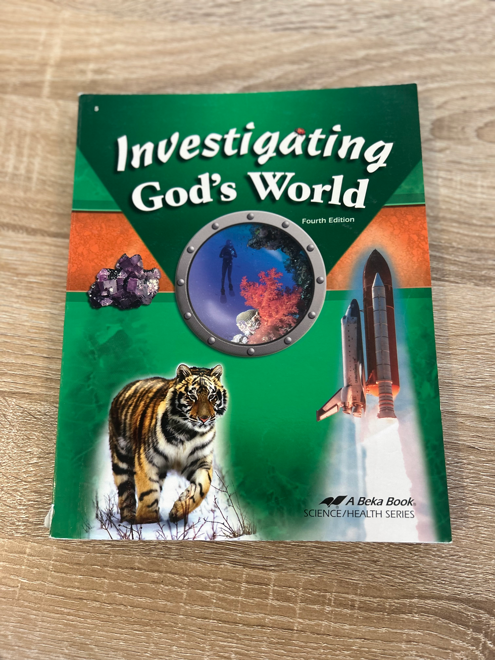 Investigating God's World