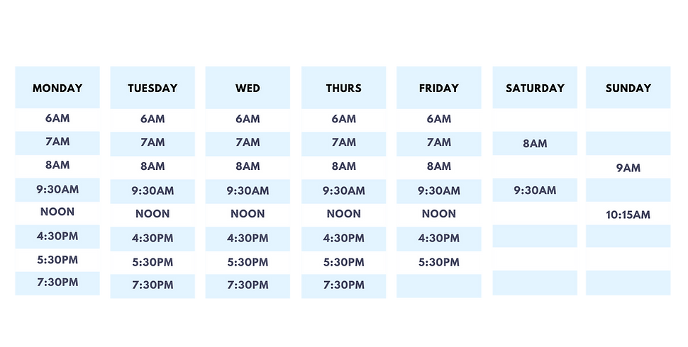 25-09-18 Front Page Class Schedule.png