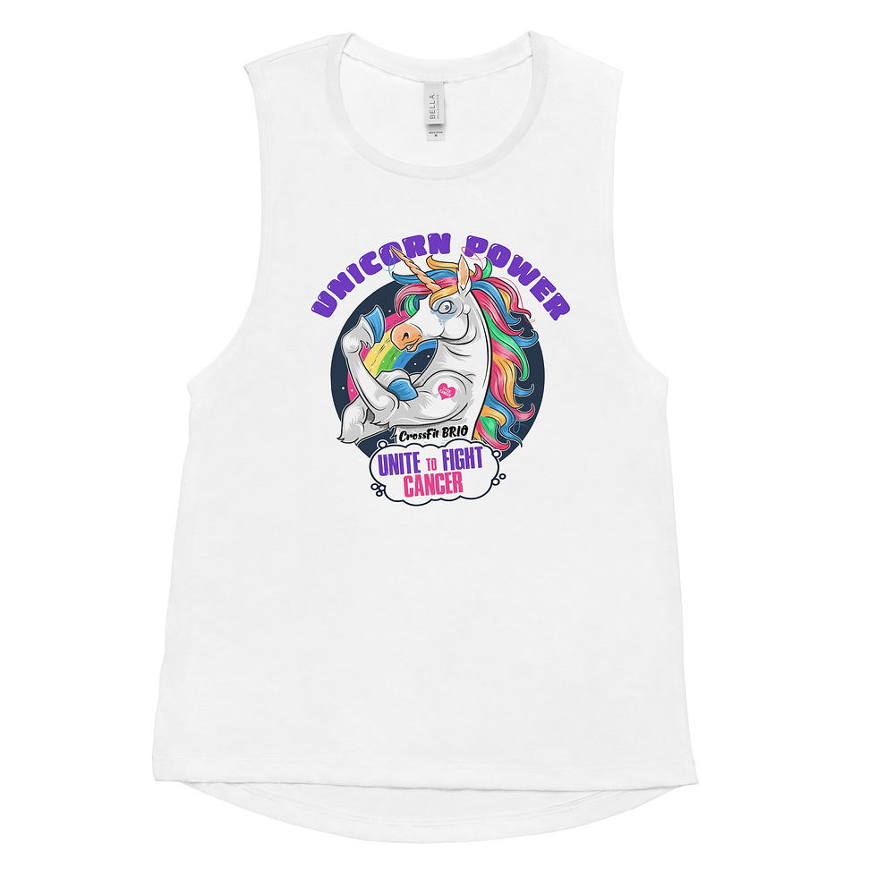 Thumbnail: Unicorn Power - Ladies Muscle Tank
