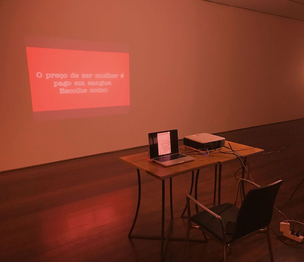 intervenção 5_características da exposição do artefacto