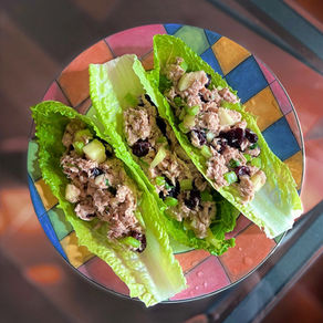 TUNA SALAD LETTUCE BOAT