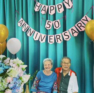 Celebrate anniversary inside villa