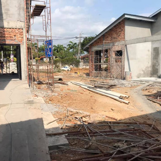 Villa renovation in progress