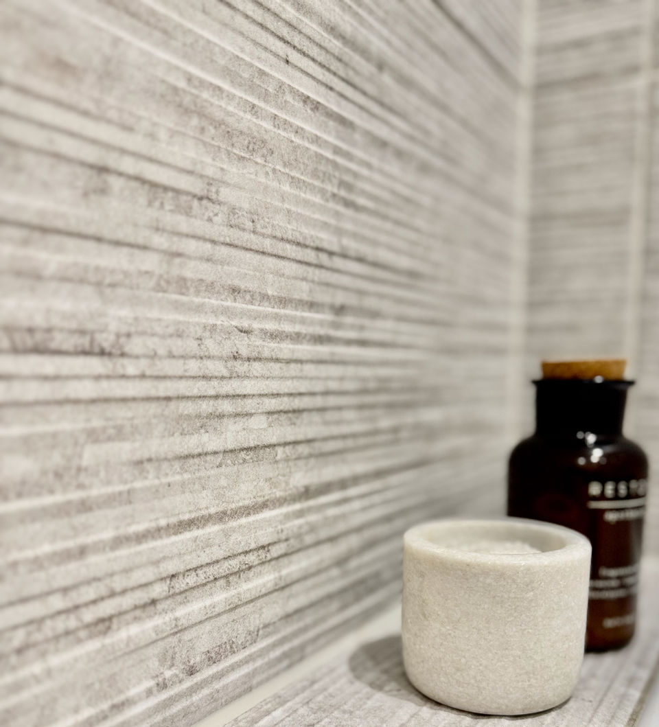 Light grey tiles