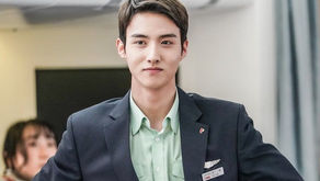 Yeo One se muestra en el set de "Somehow family" como un guapo asistente de vuelo