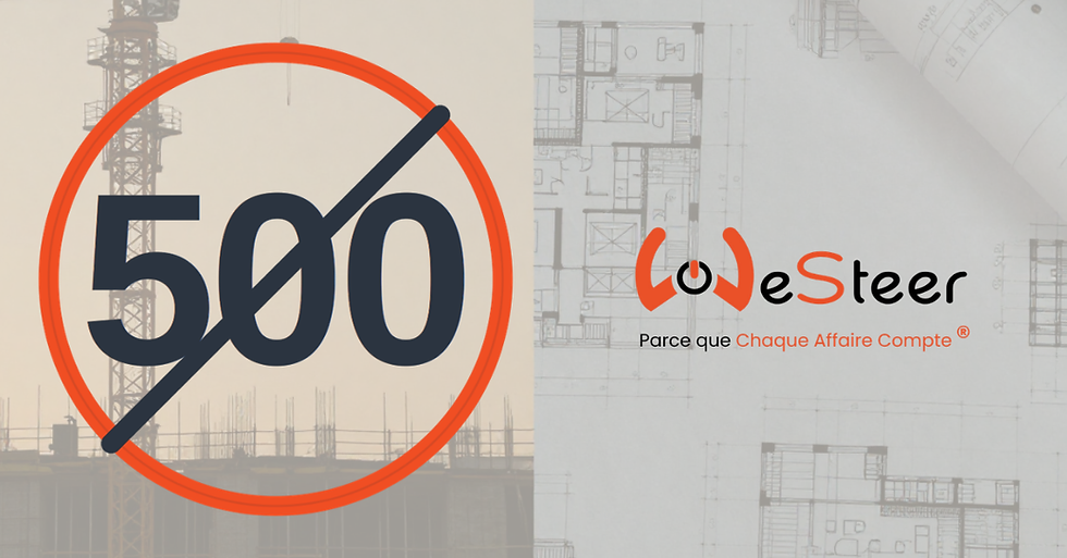 WeSteer CES dépasse 500 utilisateurs sur Microsoft Dynamics 365