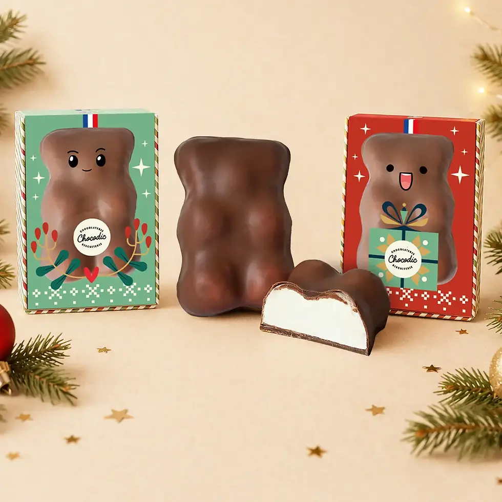 Miniature : OURSON GUIMAUVE CHOCOLAT XL