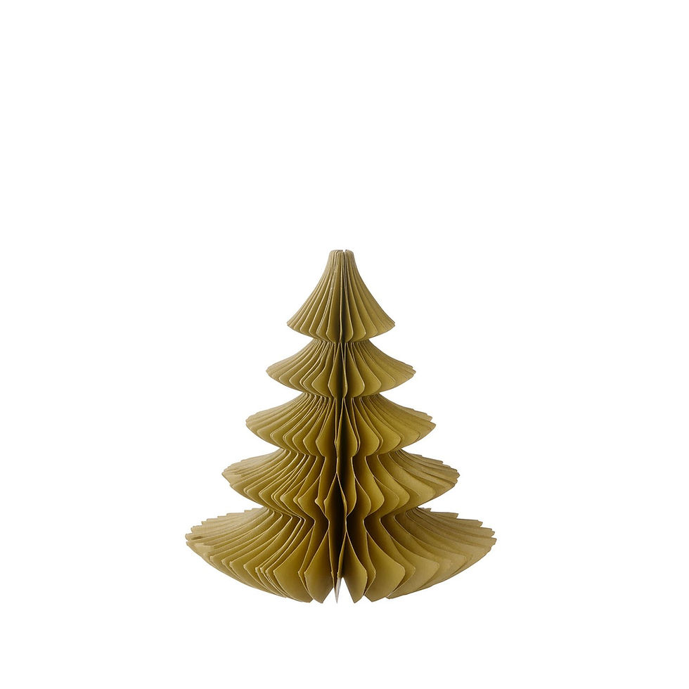 Thumbnail: Papieren kerstboom - verschillende kleuren (16 cm)
