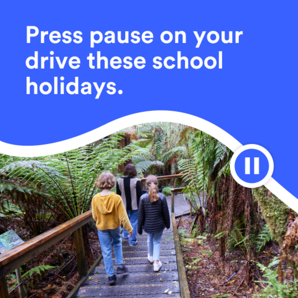 Press pause stop on your drive these school holidays.