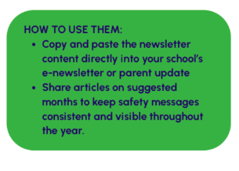 Share safety messages using your School Communications System.