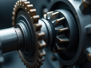 Close-up view of a vehicle differential gear assembly showing the intricate parts inside.