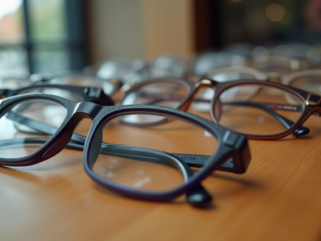 A selection of eyeglass frames suitable for different face shapes