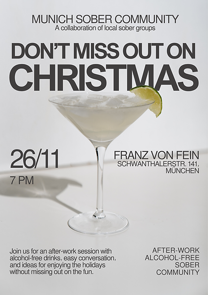 sober event munich flyer