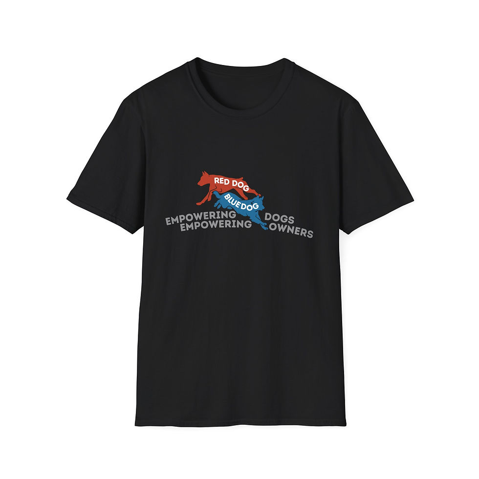 Thumbnail: Unisex Softstyle Red Dog Blue Dog T-Shirt