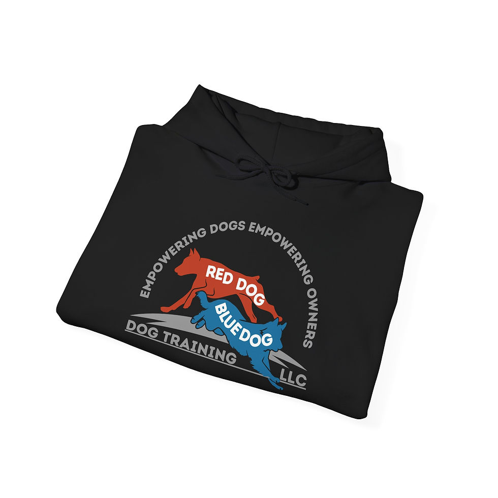 Thumbnail: Red Dog Blue Dog Dog Training Hoodie — Empowering Dogs & Owners Sweatshirt