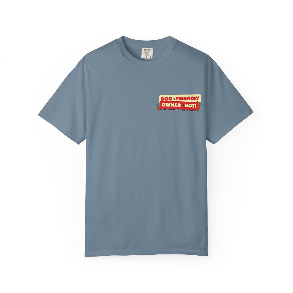 Thumbnail: Dog Is Friendly, Owner Is Not T-Shirt — Funny Dog Lover Tee
