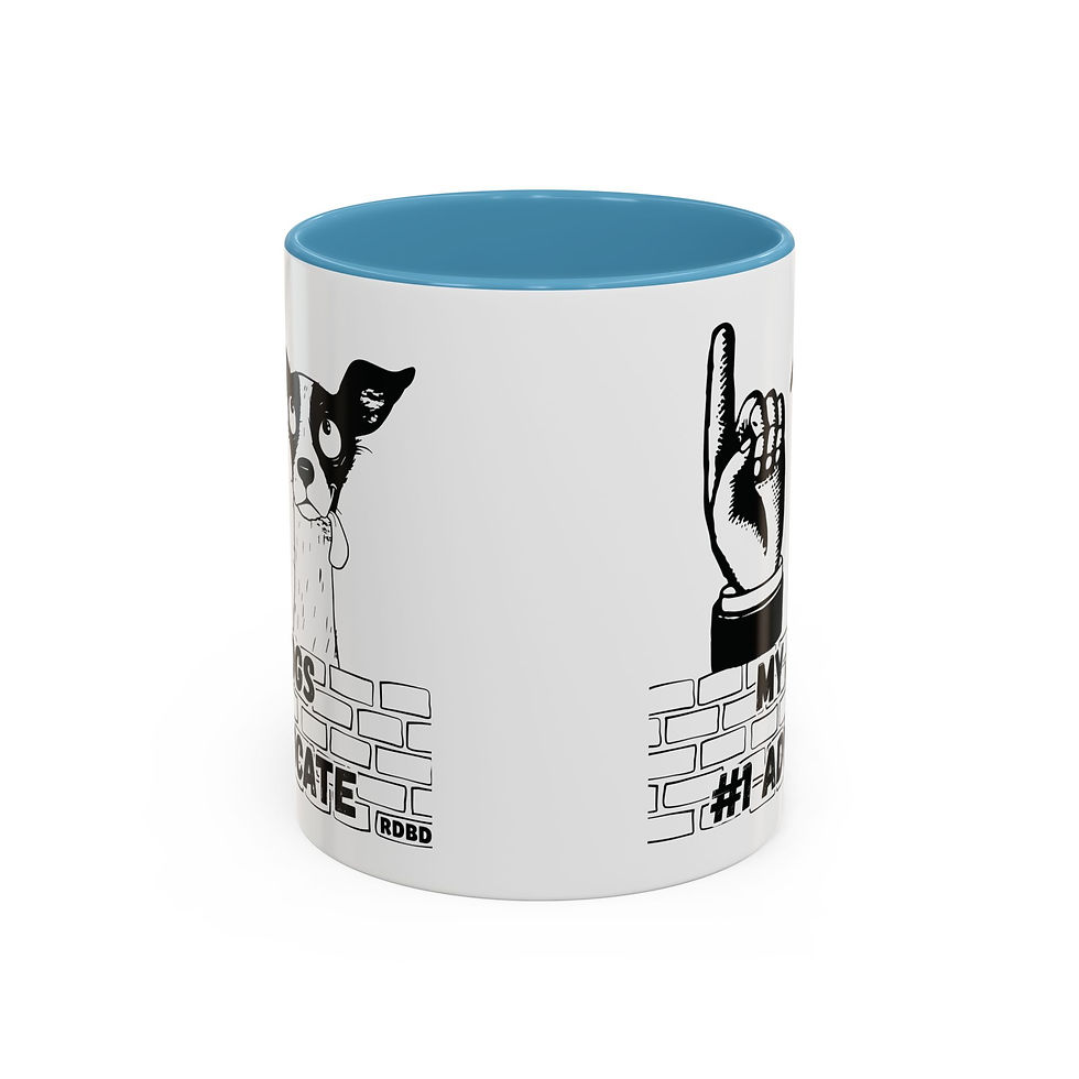 Thumbnail: Coffee Mug — “My Dog’s #1 Advocate” Red Accent Ceramic Mug