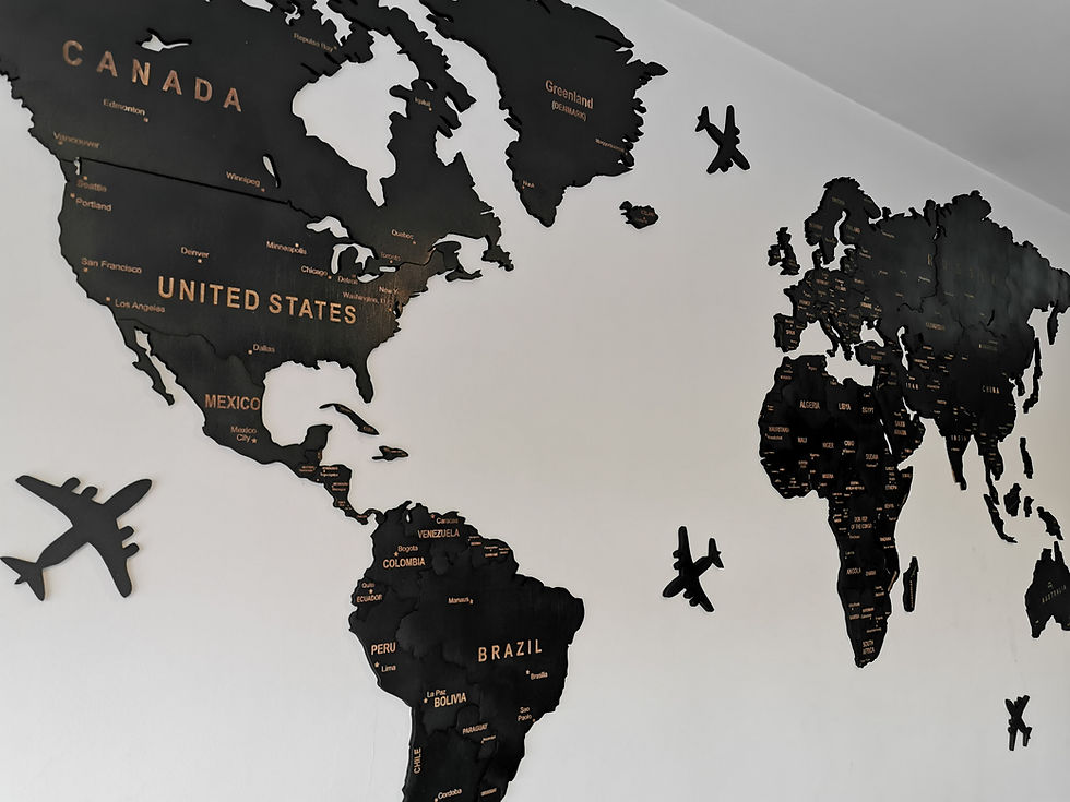 Miniatura: Mapa Mundial Super Black