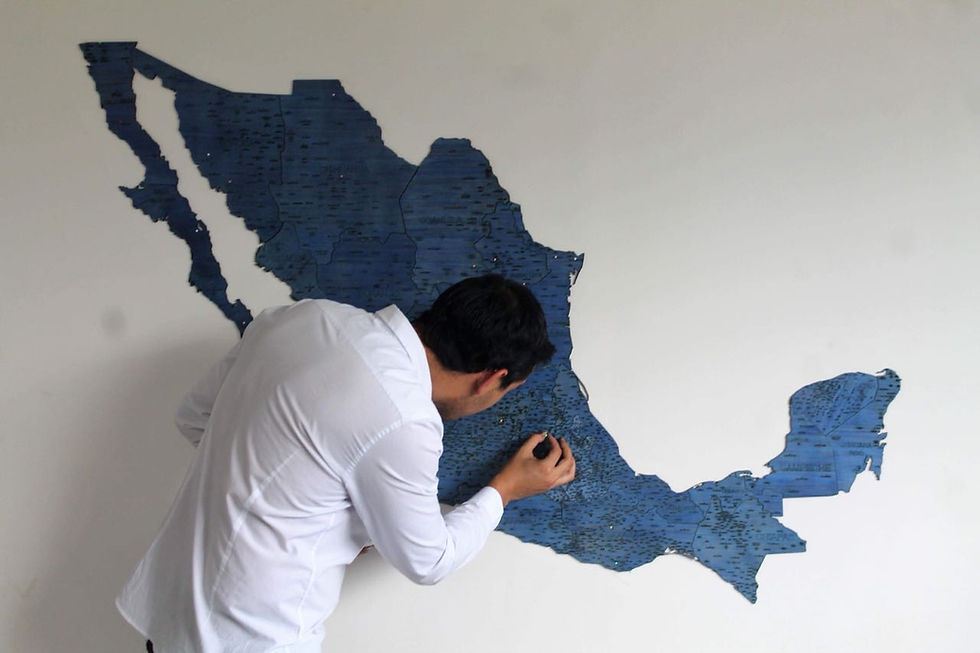 Miniatura: Mapa Mexico Detallado