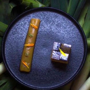 Leek and Sardine Maison DEHESA by Josselin Marie