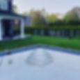 This white marble dusted gunite pool is freshly acid washed and ready for summer.