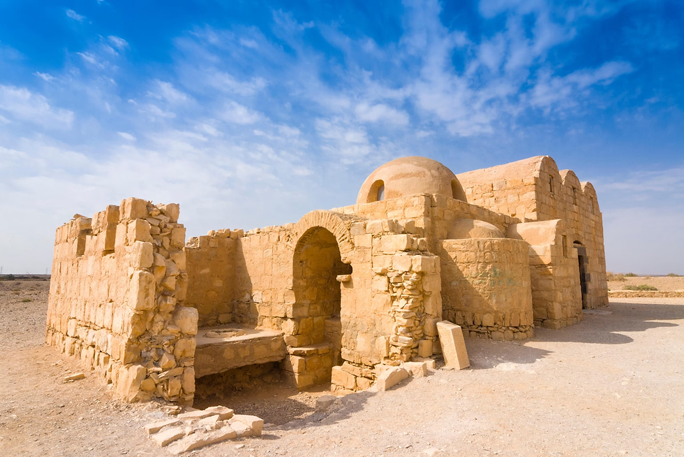Qasr Amra ruins Jordan