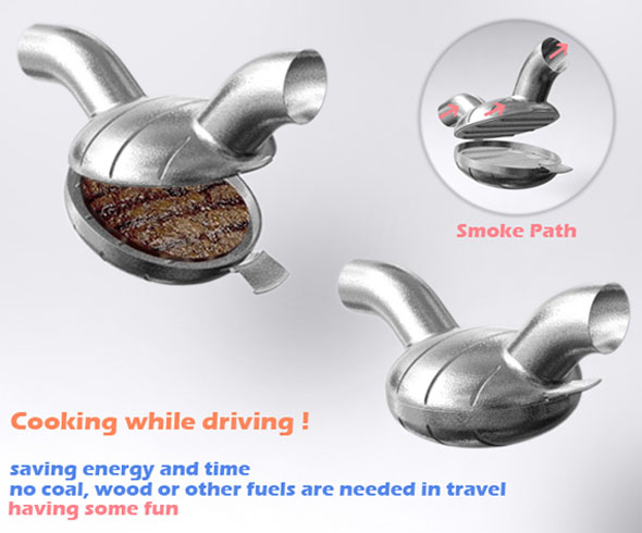 Exhaust Hamburger Fryer ad