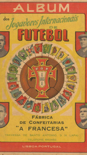 1948-49 A Francesa - Album dos Jogadores Internacionais de Futebol 