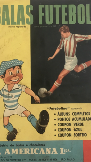 1957 A Americana Ltda. Album das Balas Futebol