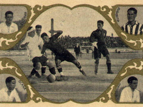 1924 Lit. F. Riera Feliu - Escenas Futbolísticas y Jugadores