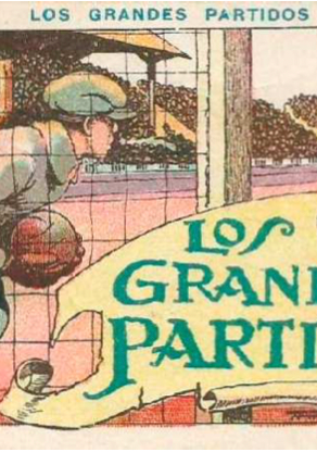 1923 Litografia Baño - Los Grandes Partidos