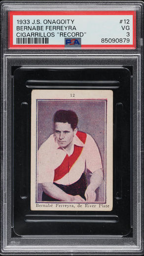 1933 J.S. Onagoity - Cigarrillos Record