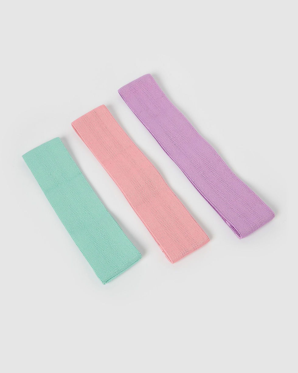 Thumbnail: Core Trainer 3 Pack Fabric Resistance Bands Multi