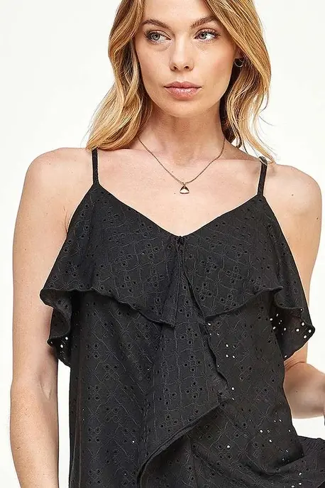 Thumbnail: Double Drape Ruffle Cami
