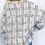 Thumbnail: Plaid Printed Detail Back Oversized Sweater