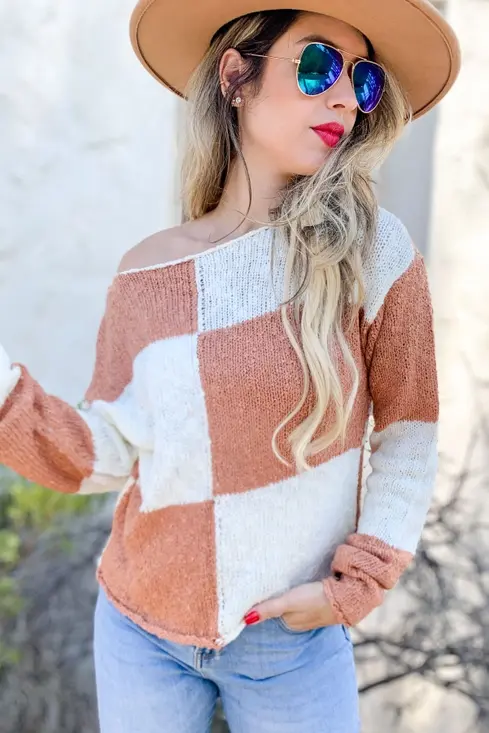 Thumbnail: Find Fall Here Colorblock Sweater