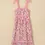 Thumbnail: Pink Floral Empire Waist Maxi Dress
